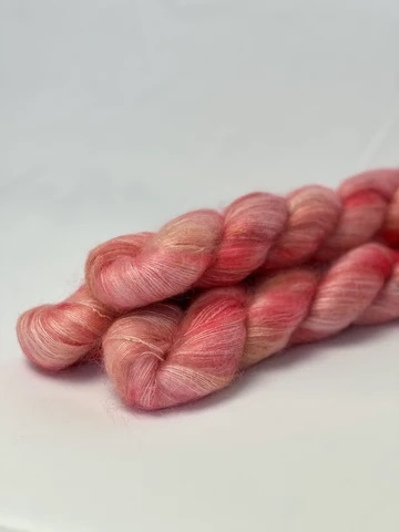 Silk Mohair fra Unik Garn - Peach Melba
